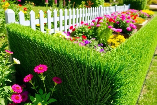 نگهداری از فنس چمنی