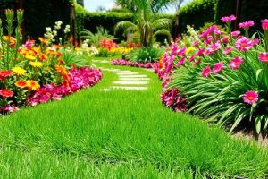 انواع چمن مصنوعی تزئینی