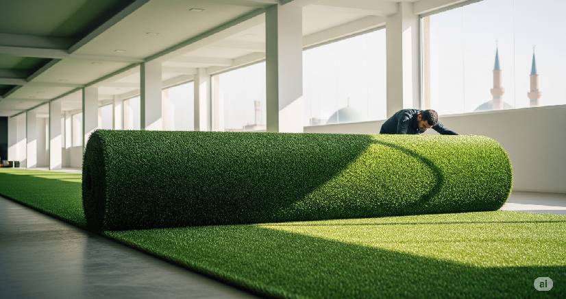 Types of artificial grass